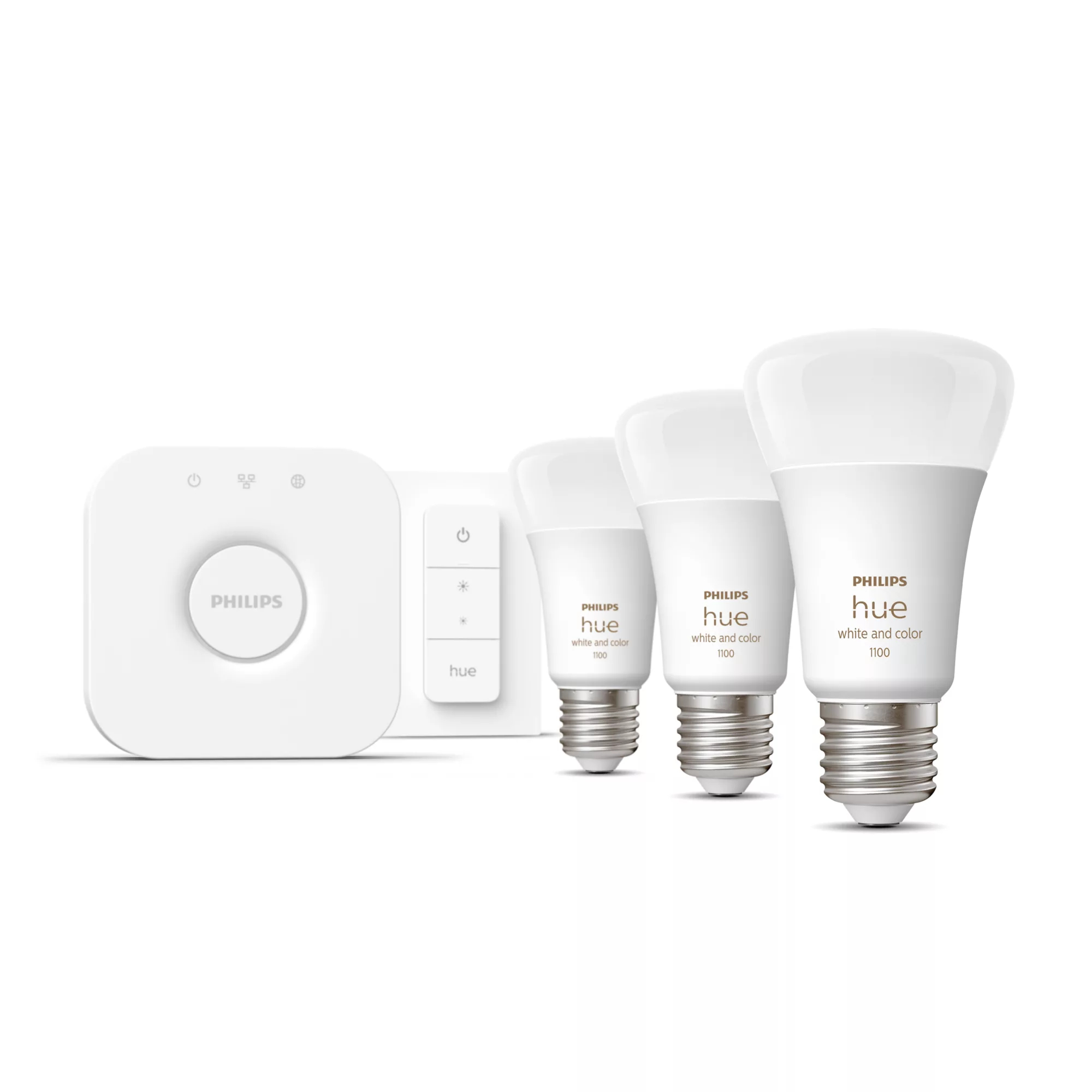 Philips Hue White and Color Ambiance Starter Kit - Drahtloses Beleuchtungs-Kit - LED-Lampe x 3 - E27 - 9 W (75 W), Ansicht 3