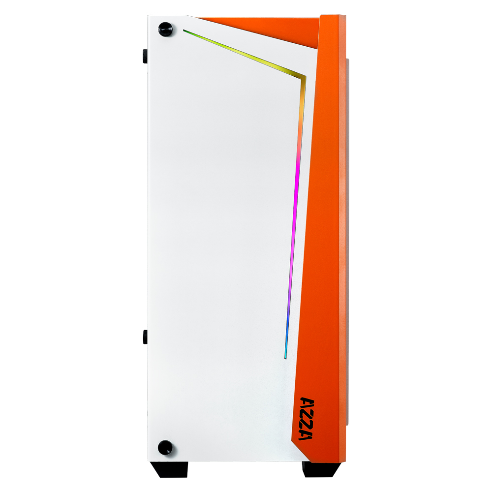 AZZA APOLLO 430 - Midi Tower - PC - Weiß - ATX - micro ATX - Gehärtetes Glas - Gaming, Ansicht 2