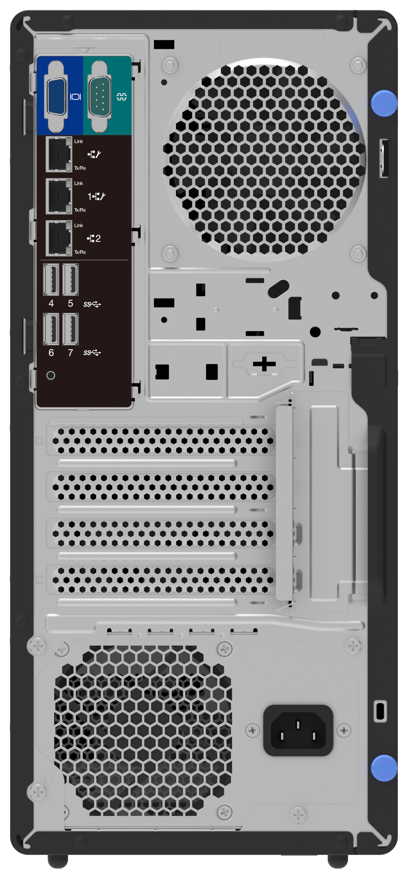 Lenovo ThinkSystem ST50 V3 6353P - Server - 2,7 GHz, Ansicht 4
