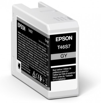 Epson T46S7 - 25 ml - Grau - original - Tintenpatrone, Ansicht 2