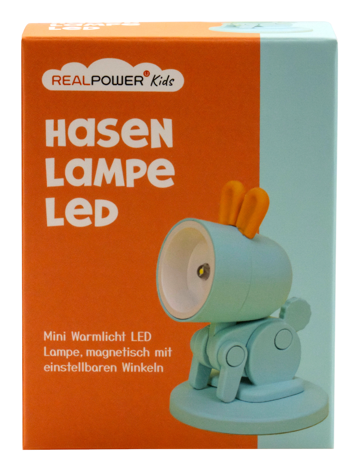 RealPower LED-Tier Taschenlampe Blue rabbit mit Sockel, Ansicht 3
