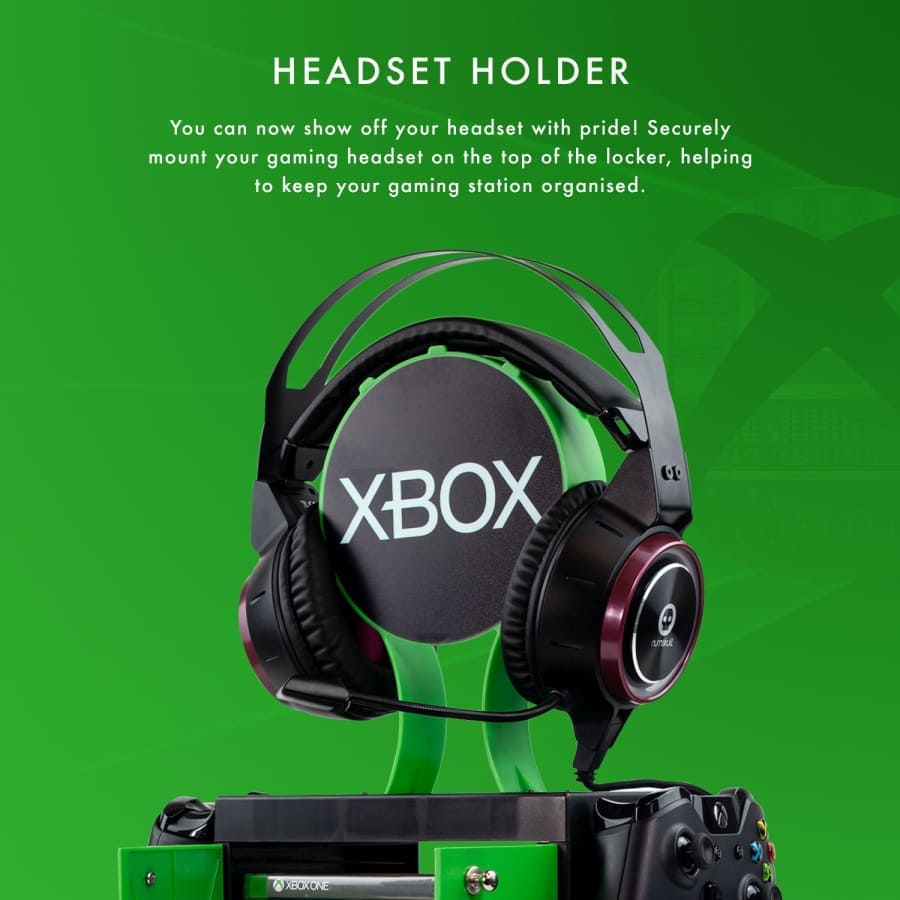 Numskull Official Xbox Gaming Locker - 300133 - One, Ansicht 4