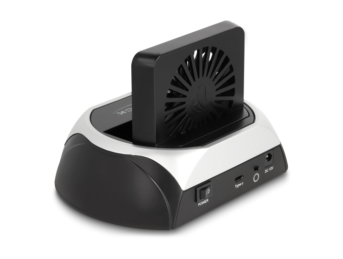 Delock USB 10 Gbps Dockingstation für 2.5? 3.5? SATA HDD SSD oder M.2 NVMe PCIe, Ansicht 2