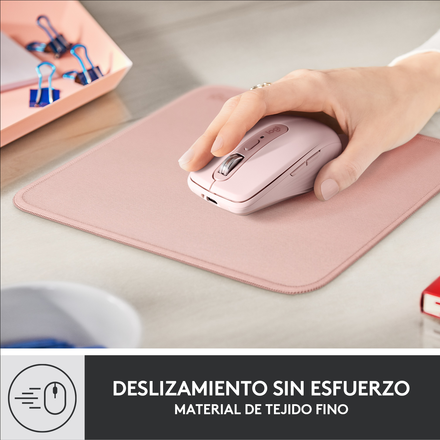 Logitech Desk Mat Studio Series - Mauspad - dunkles, Ansicht 2