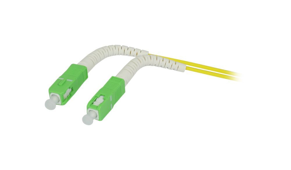 Synergy 21 LWL-1-Faser-Patchk..SC APC -SC - 9/125u - OS2 - G657A2 - Single- bzw. Monomode-Faser - 15 m, Ansicht 2