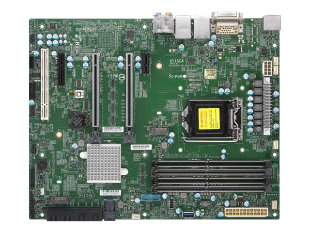 Supermicro X11SCA - Motherboard - ATX - LGA1151 Socket - C246 - USB 3.1 Gen 1, USB-C Gen2, USB 3.1 Gen 2 - 2 x Gigabit L