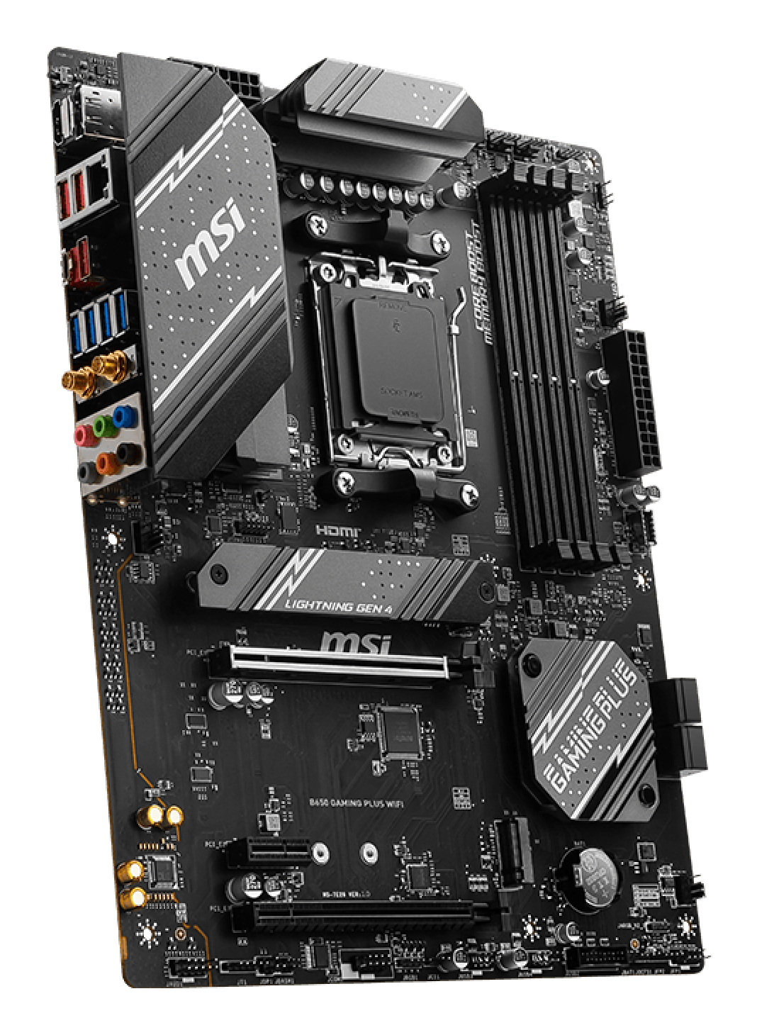 MSI B650 GAMING PLUS WIFI - Motherboard - ATX - Socket AM5 - AMD B650 Chipsatz, Ansicht 4