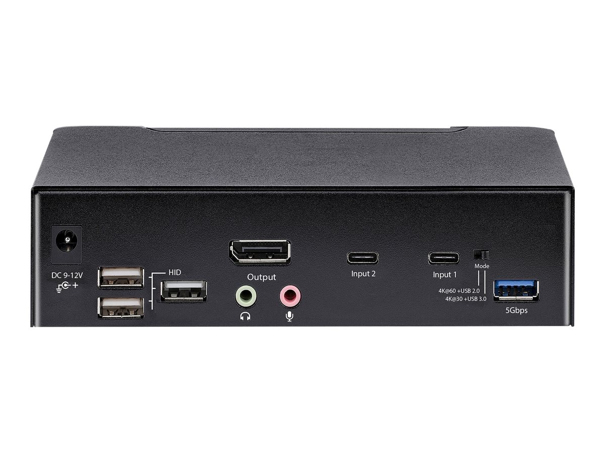 StarTech.com 2 Port USB C KVM Switch, KVM Umschalter