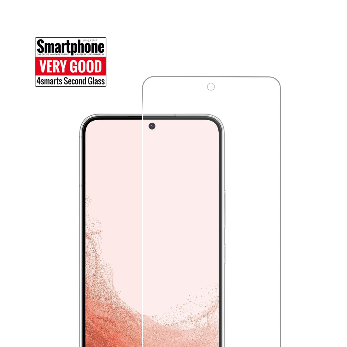 4smarts 540984 - Samsung - Samsung Galaxy S24 - Kugelsicher - Fallbeständig - Schlagfest - Kratzresistent - Transparent, Ansicht 2