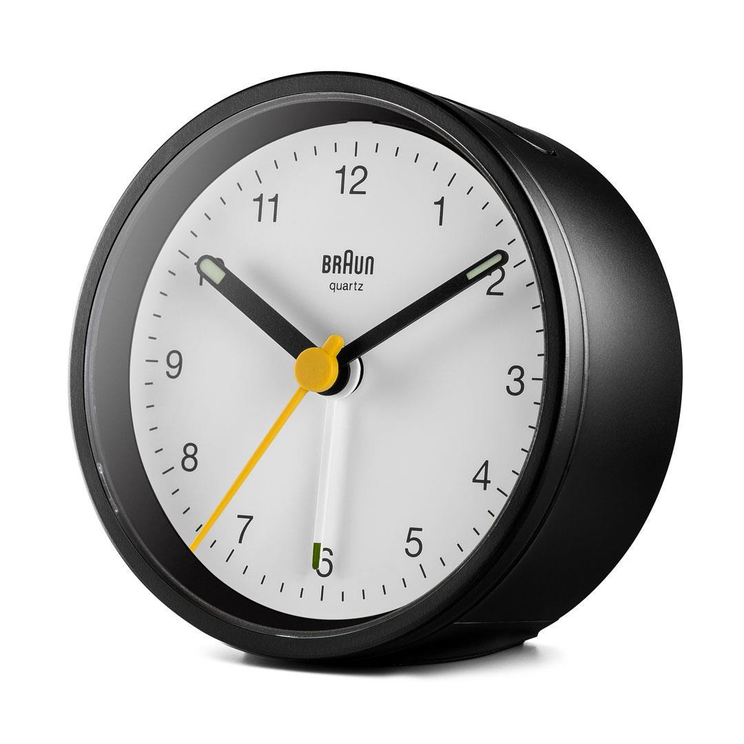 Braun BC12BW - Quarzwecker - Rund - Schwarz - Weiß - 12 h - Summer - Akku, Ansicht 4