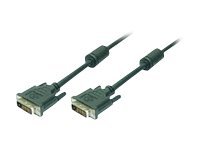 Logilink DVI-Kabel DVI(24+1) -> DVI(24+1) St/St 2.00m bk (CD0001)