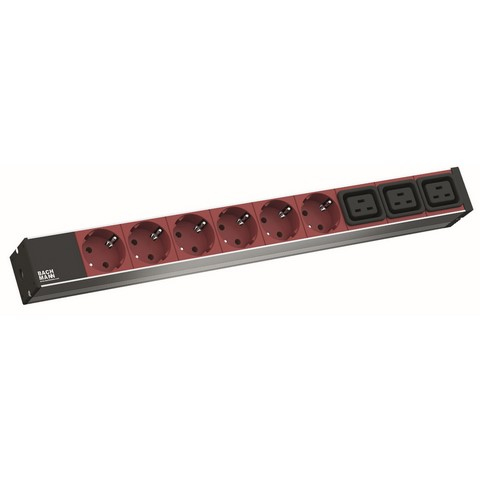 Bachmann Stromverteilungseinheit (Rack - einbaufähig) - Wechselstrom 230 V - 1-phasig - Eingabe, Eingang IEC 60320, Ansicht 2