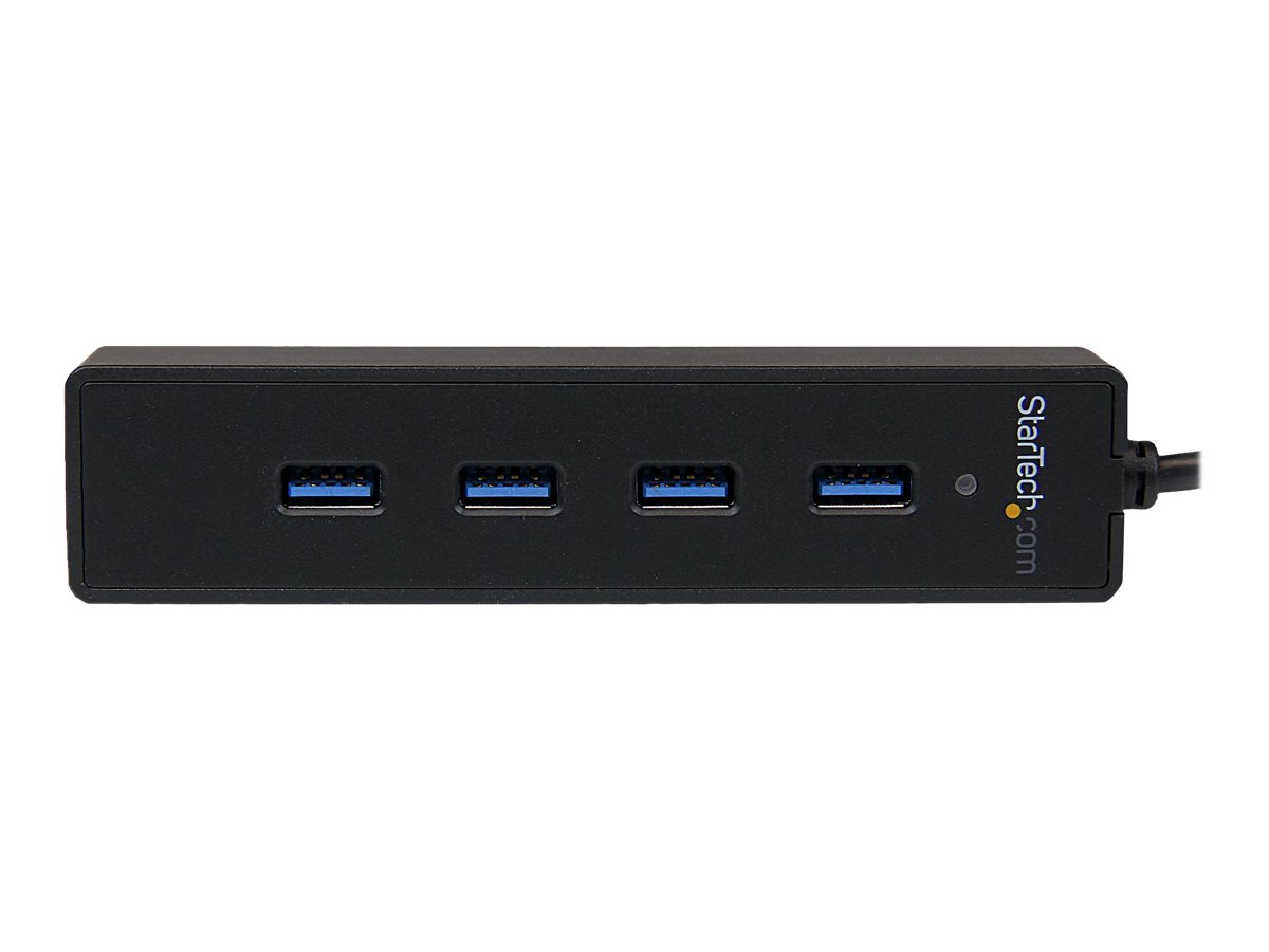 StarTech.com 4 Port USB 3.0 SuperSpeed Hub - Schwarz, Ansicht 4