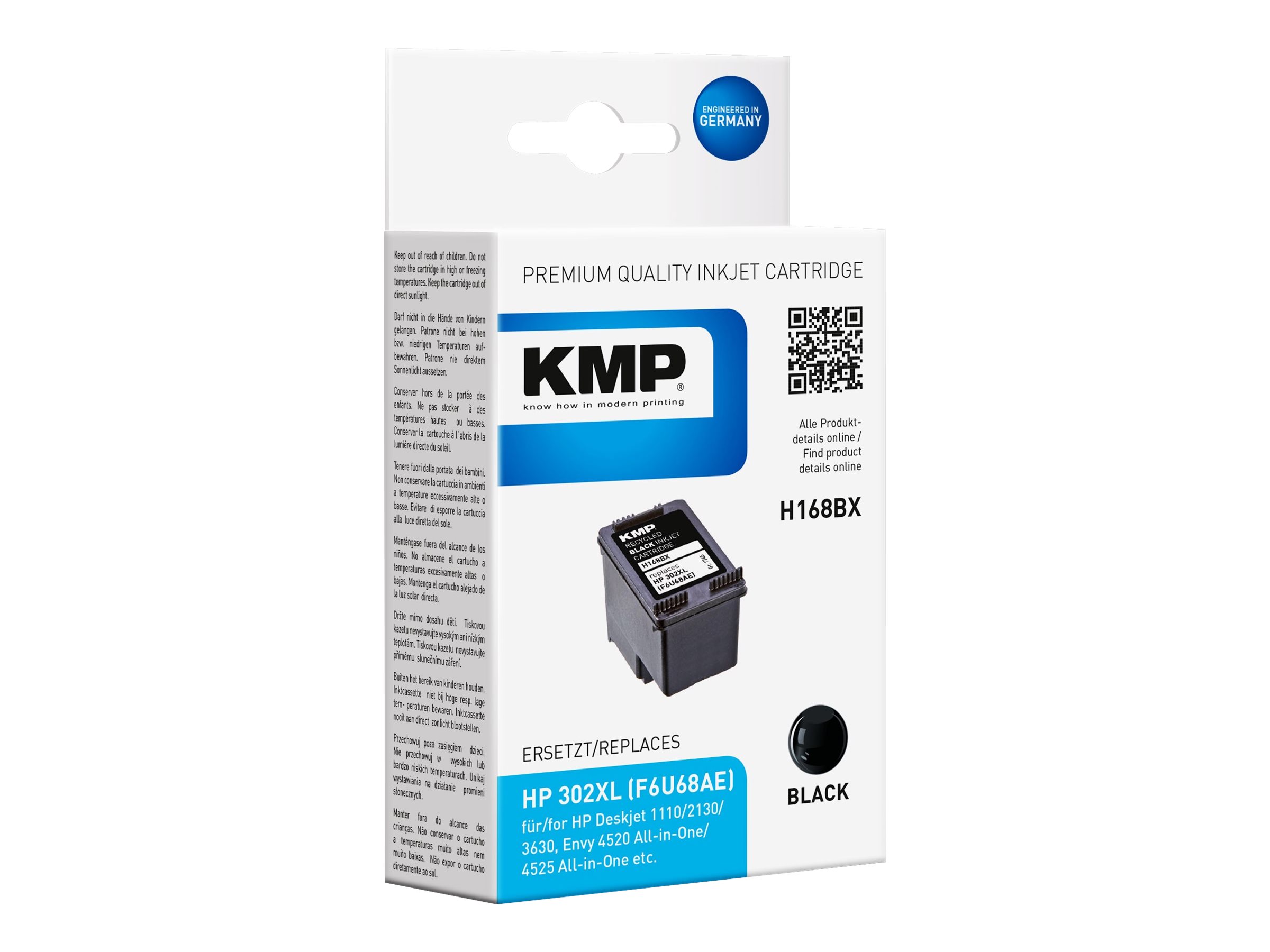 KMP H168BX - 15 ml - Schwarz - compatible - Tintenpatrone (1745,4001)