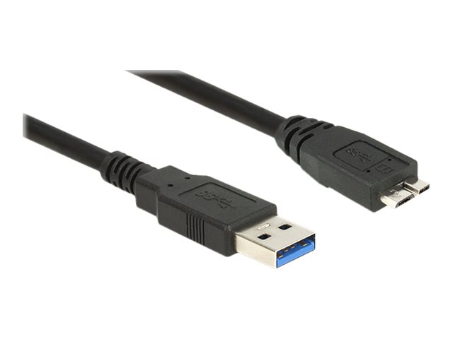 Delock - USB-Kabel - USB Typ A (M) zu Micro-USB Type B (M) - USB 3.0 - 1 m - Schwarz