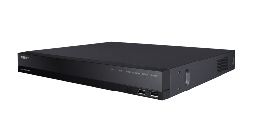 Hanwha Techwin Hanwha HRX-1634 - Schwarz - 3840 x 2160 Pixel - H.264 - H.265 - M-JPEG - 30 fps - 12 fps - 30 fps, Ansicht 3