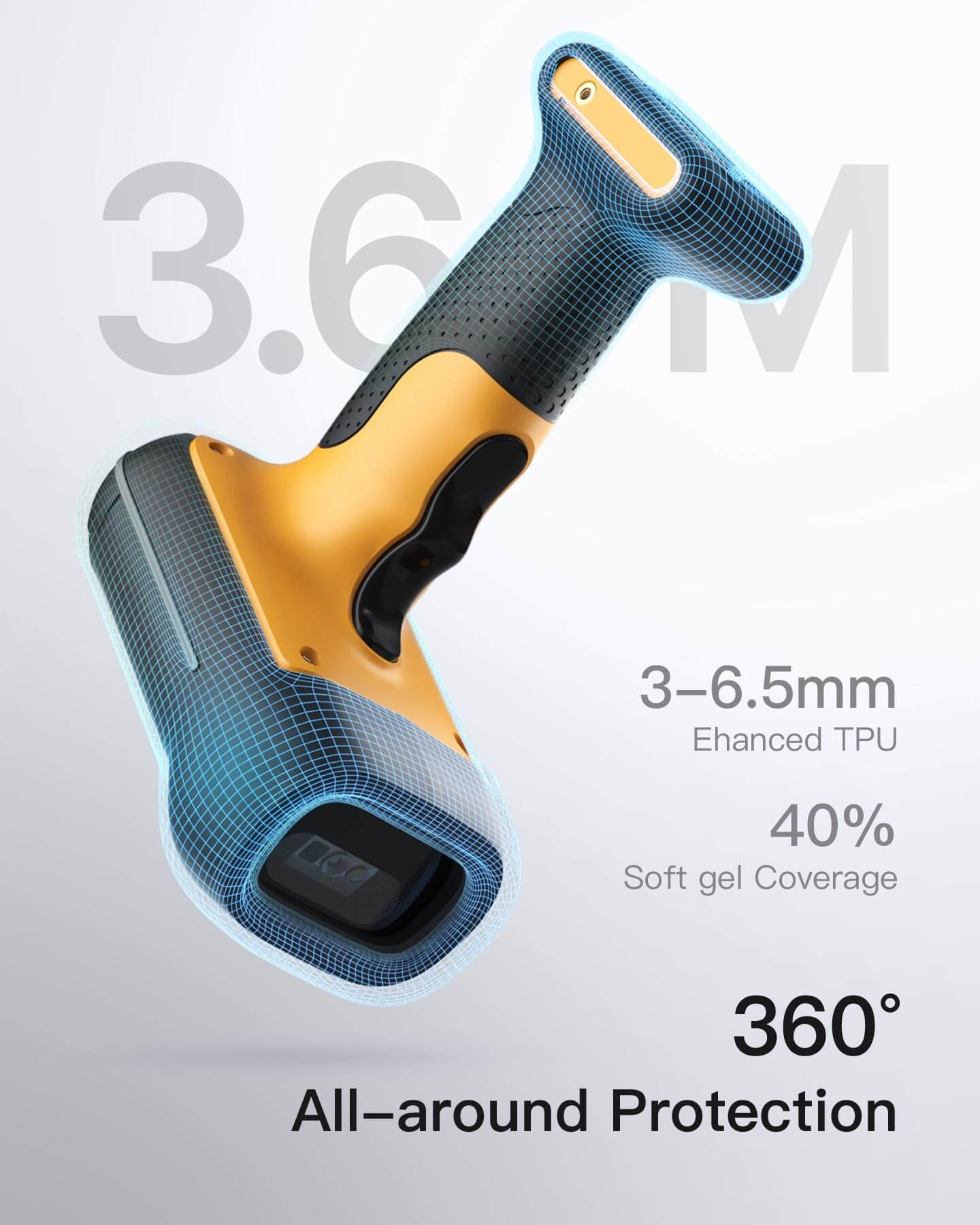 Inateck Barcodescanner 75S black[BCST-75S_black] - Barcode-Scanner, Ansicht 4