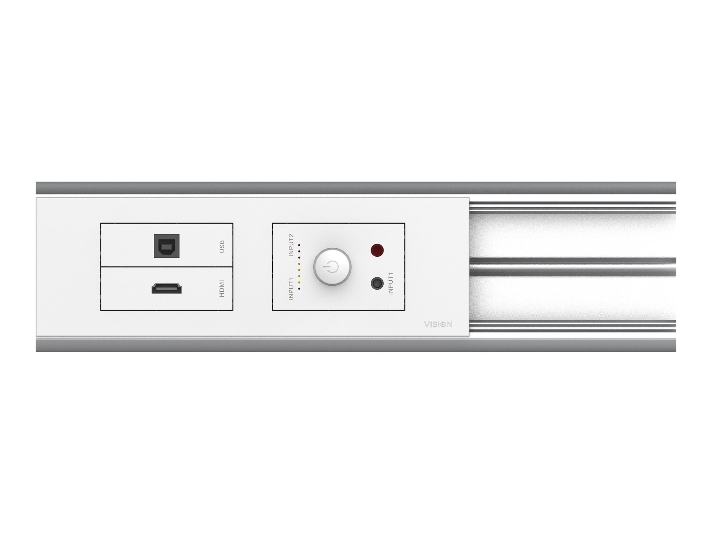 Vision TechConnect 3 BE frame - Kabelkanalabdeckung, Ansicht 3