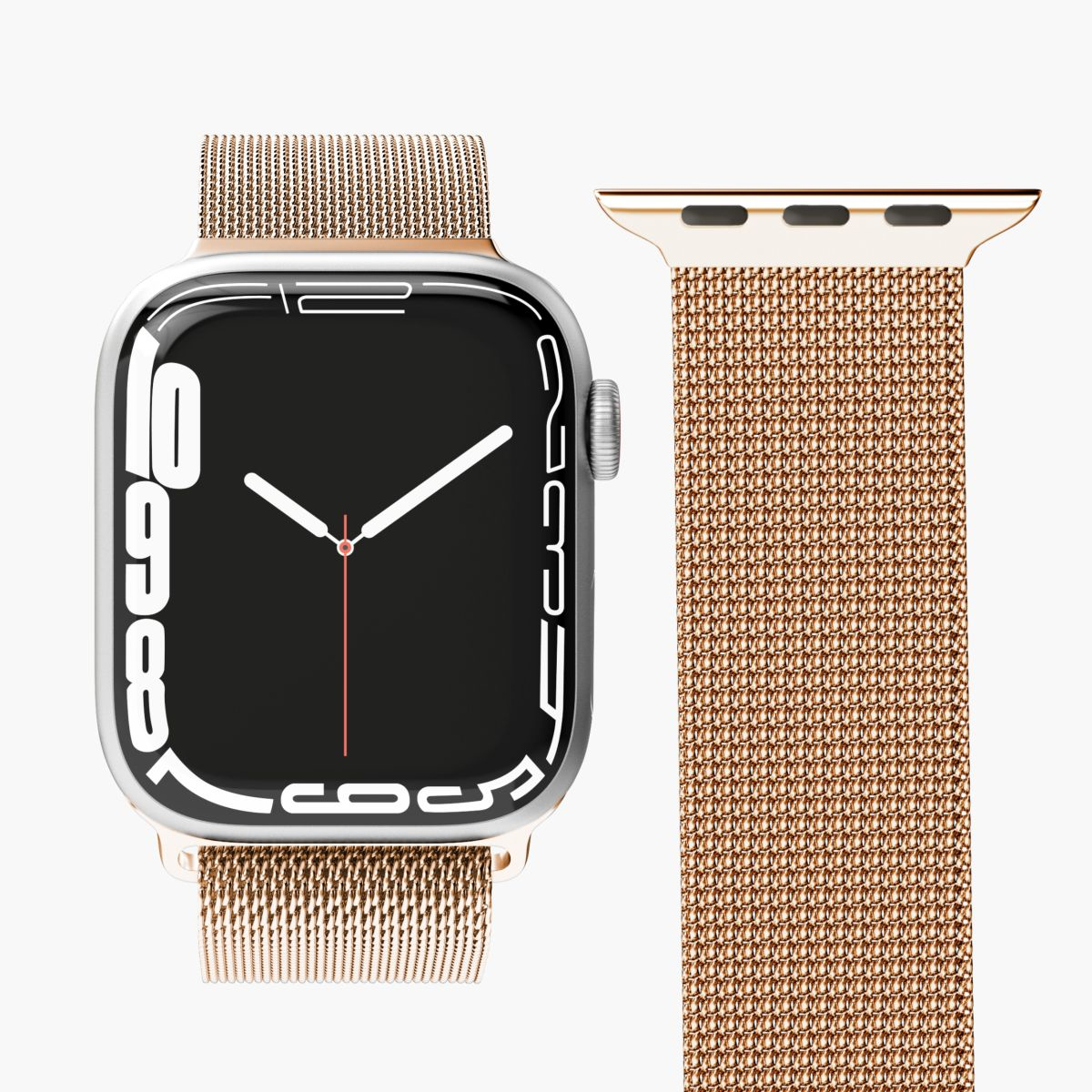 Vonmählen Milanesearmband für Apple Watch 42/44/45/49 mm rose gold, Ansicht 3