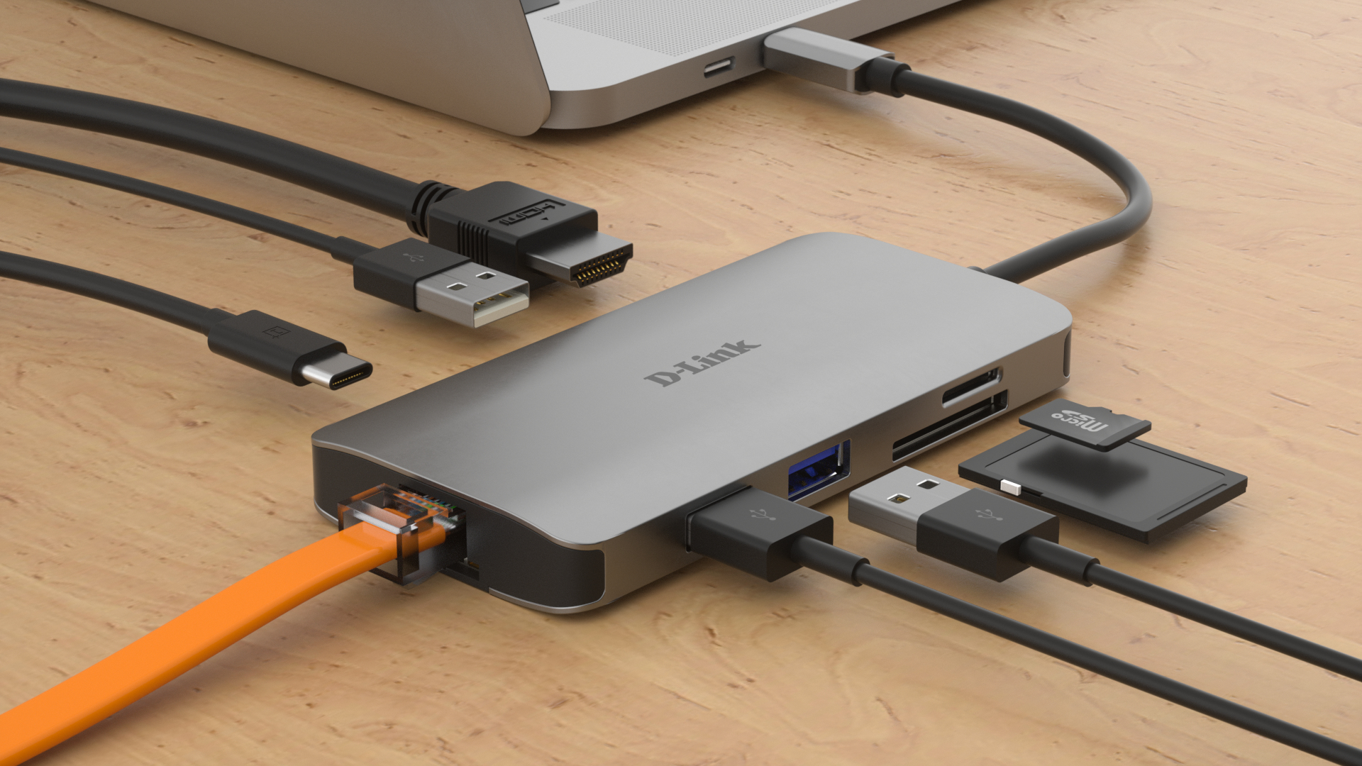 D-Link DUB-M810 - Dockingstation - USB-C / Thunderbolt 3, Ansicht 2
