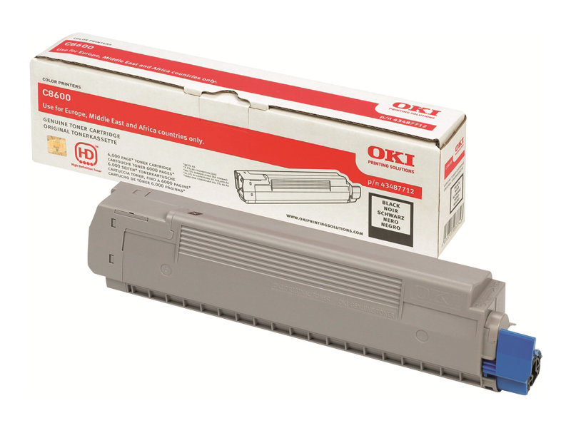 OKI Schwarz - original - Tonerpatrone - für C8600cdtn
