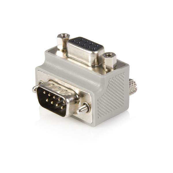 StarTech.com DB9 auf Seriell DB9 Kabel Adapter Typ 2 rechts gewinkelt - St/Bu - DB9 Koppler - Serieller Adapter, Ansicht 2