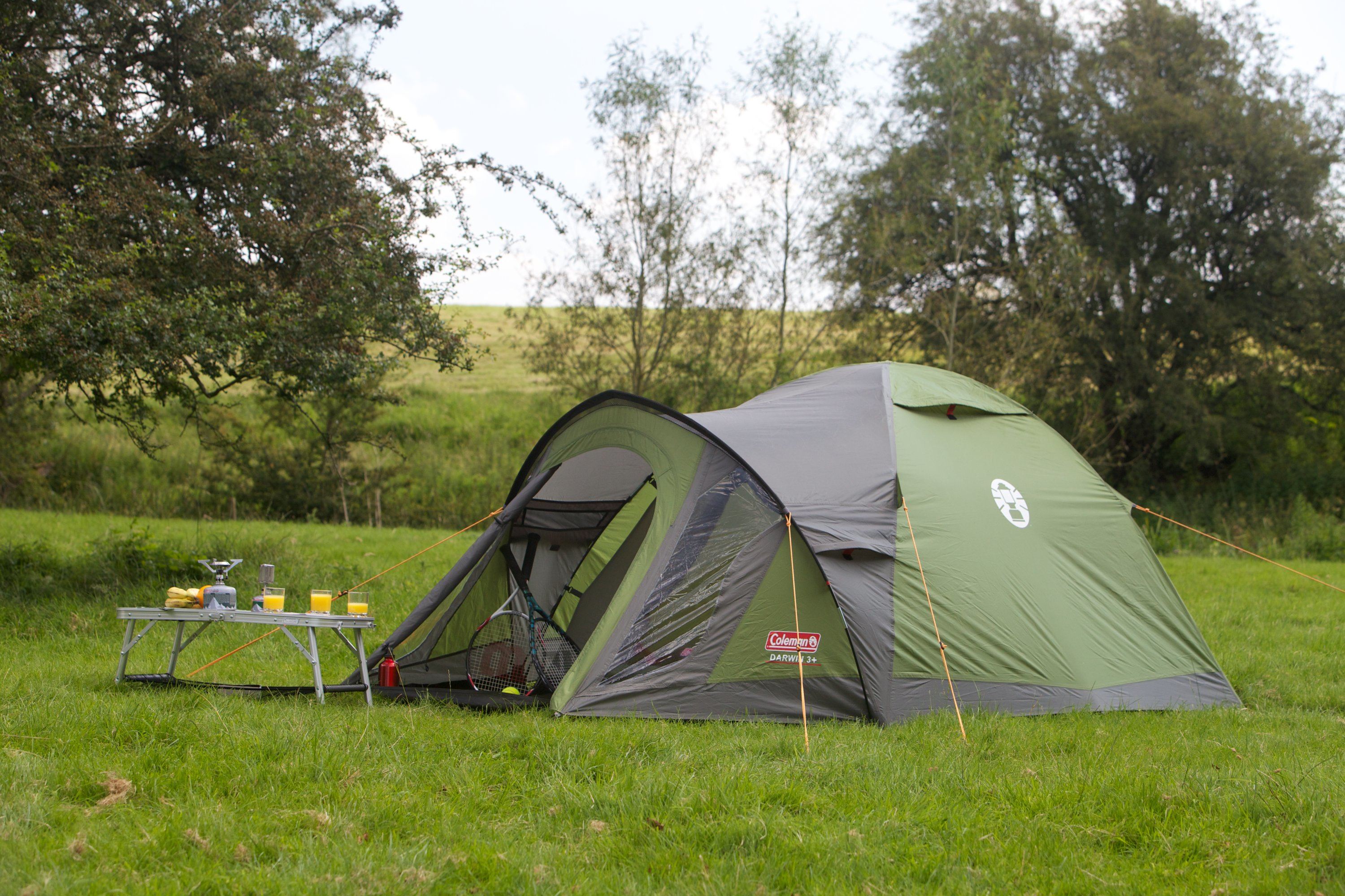 Coleman Darwin 3 Plus - Rucksackreisen - Festrahmen - Kuppel-/Iglu-Zelt - 3 Person(en) - 5,6 m² - 4,9 kg, Ansicht 2
