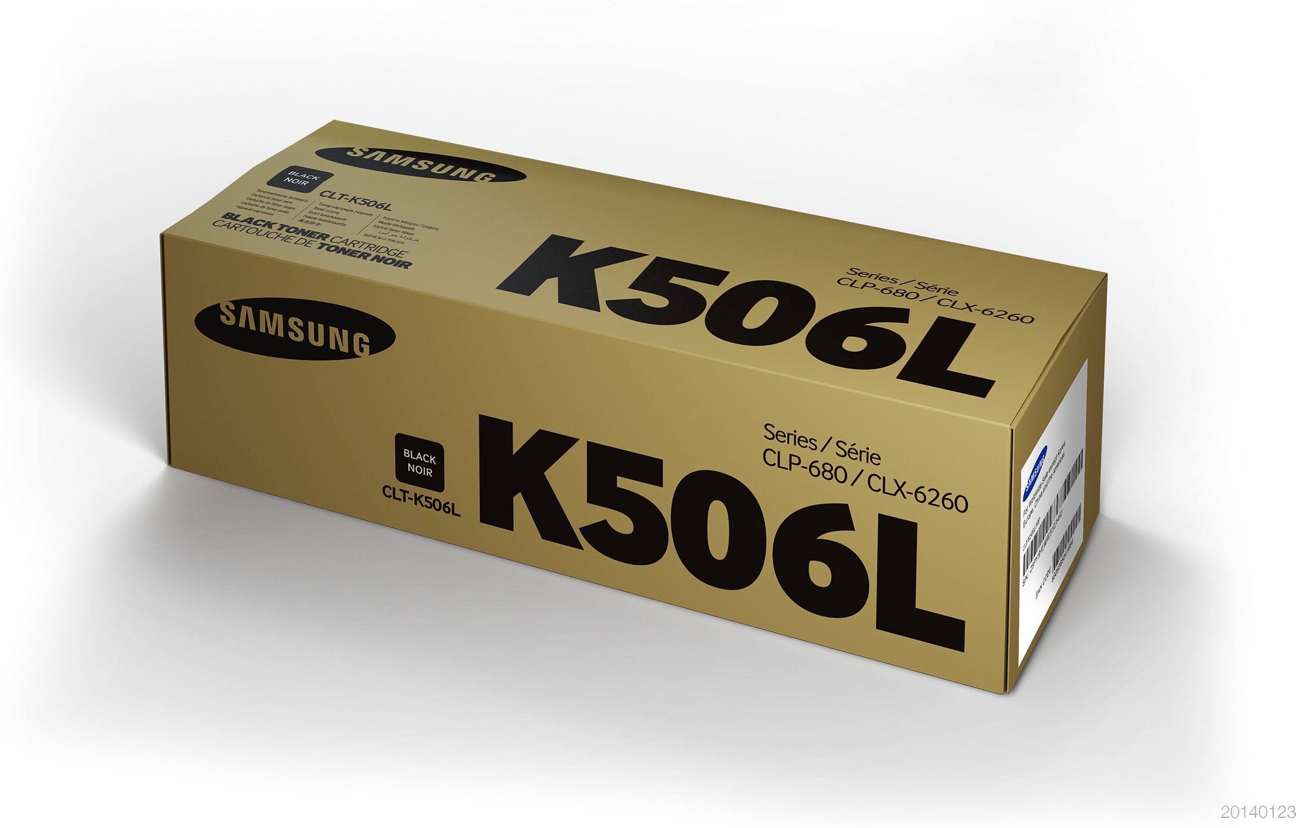 HP Samsung CLT-K506L - Hohe Ergiebigkeit - Schwarz - Original - Tonerpatrone (SU171A), Ansicht 3