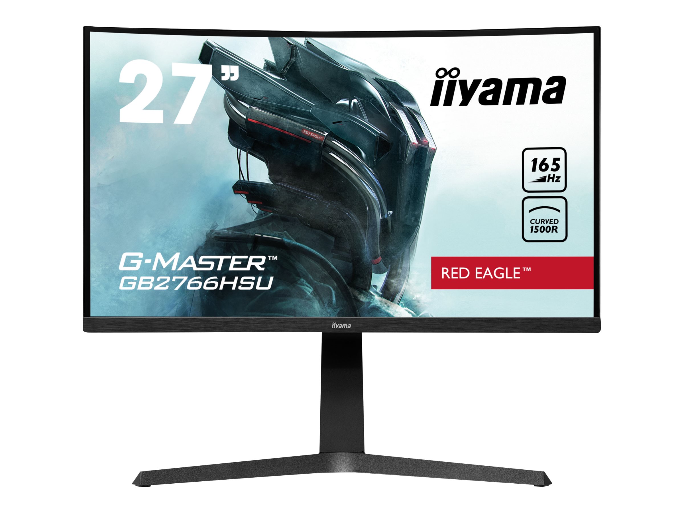 iiyama G-MASTER Red Eagle GB2766HSU-B1 - LED-Monitor - gebogen - 68.5 cm (27") - 1920 x 1080 Full HD (1080p) @ 165 Hz - VA