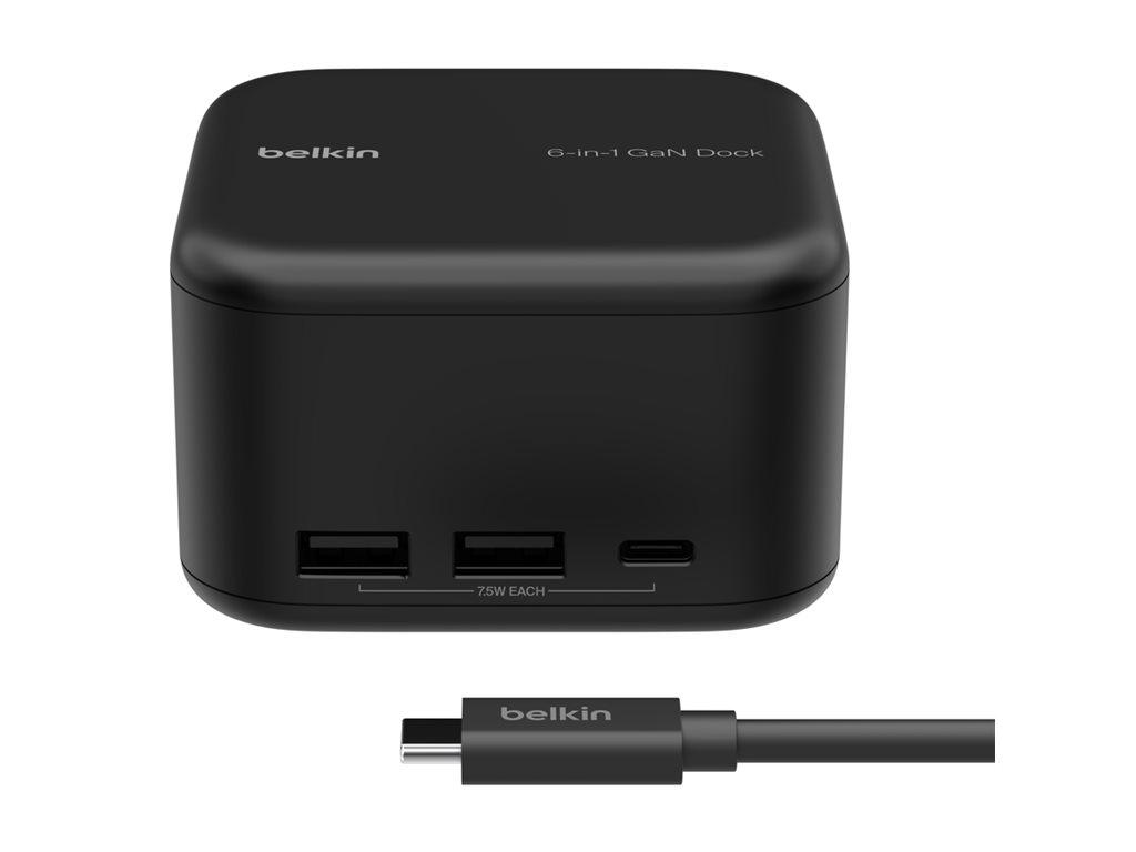 Belkin CONNECT 6-in-1 Core GaN - Dockingstation