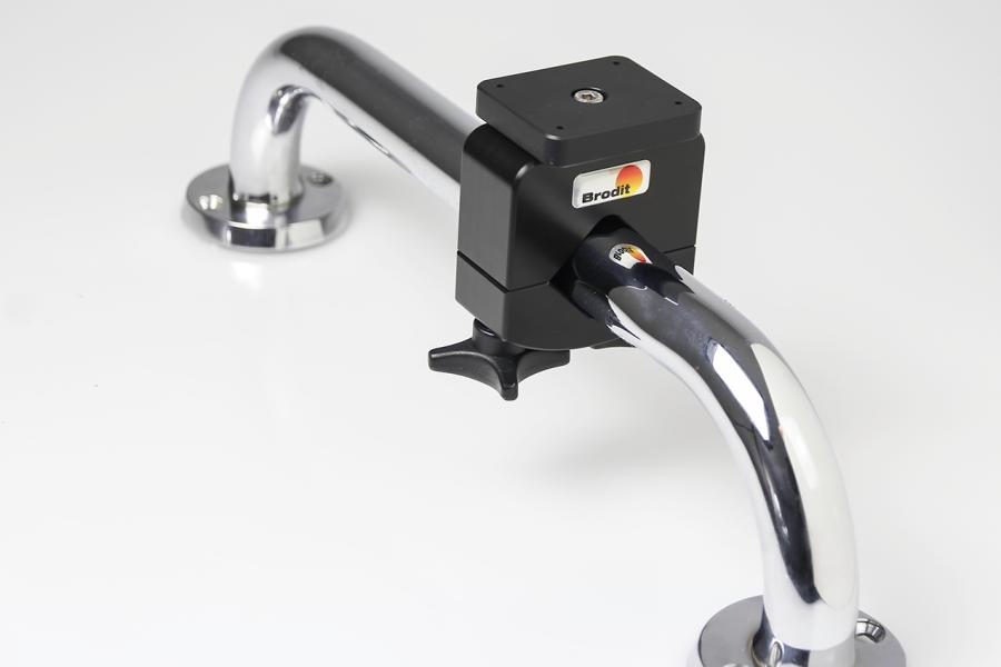 Brodit Pipe Mount with mounting plate - Aktive Halterung - Drinnen - Schwarz, Ansicht 4