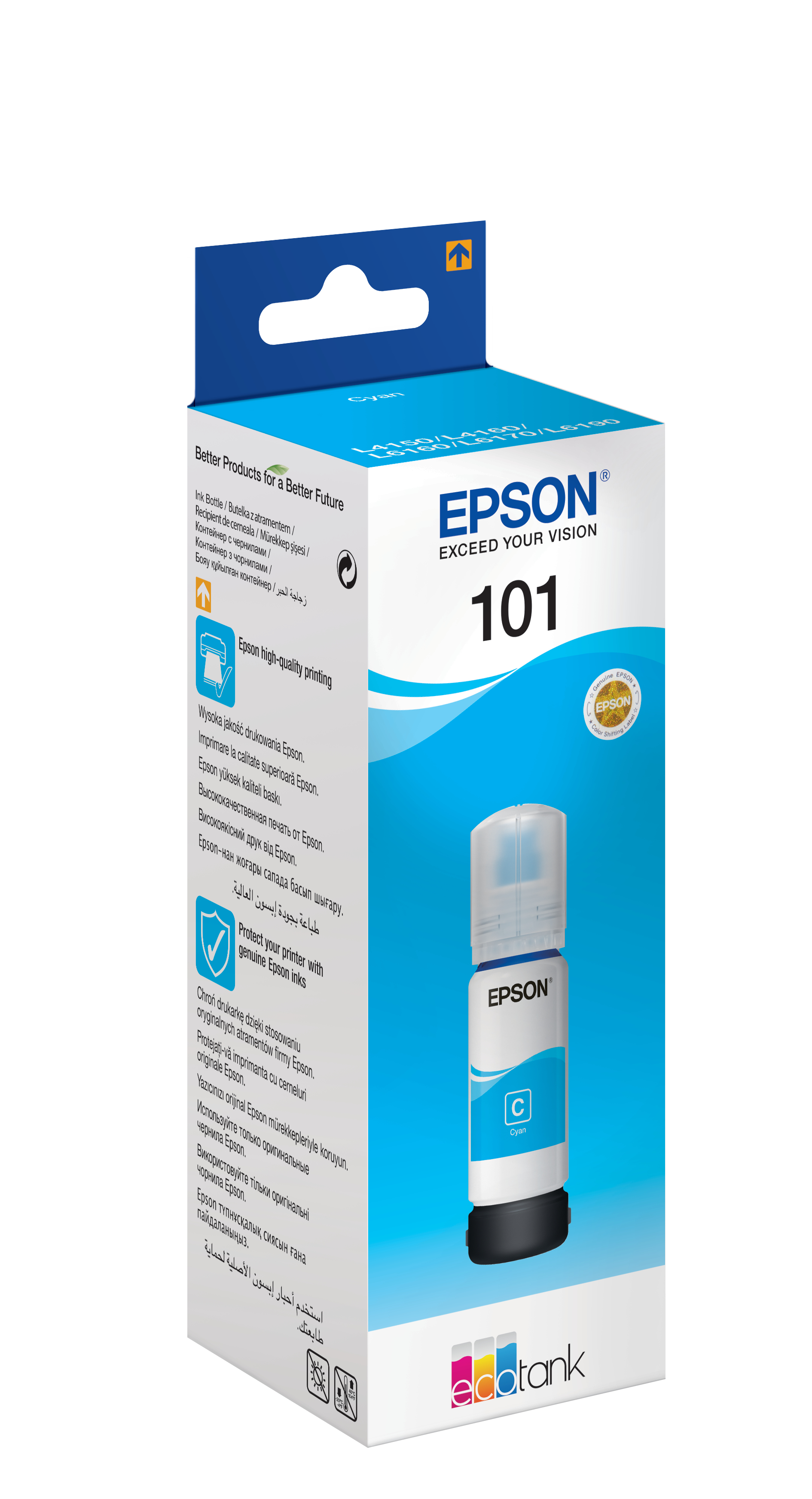 Epson 101 - 70 ml - Cyan - Original - Tintenbehälter, Ansicht 2