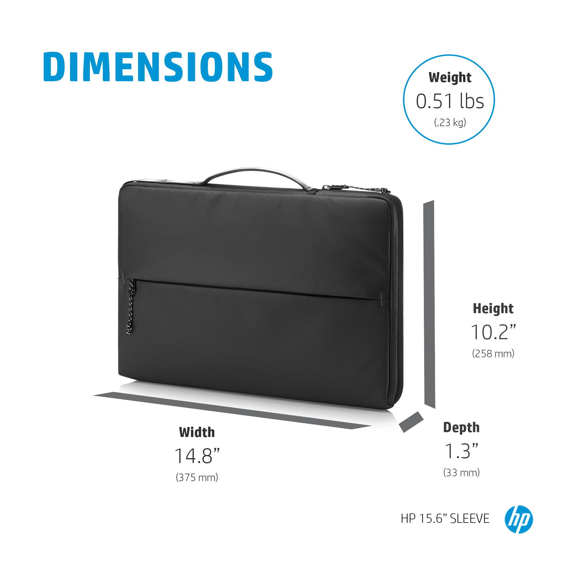HP Notebook Sleeve - Notebook-Hülle - 39.6 cm, Ansicht 2