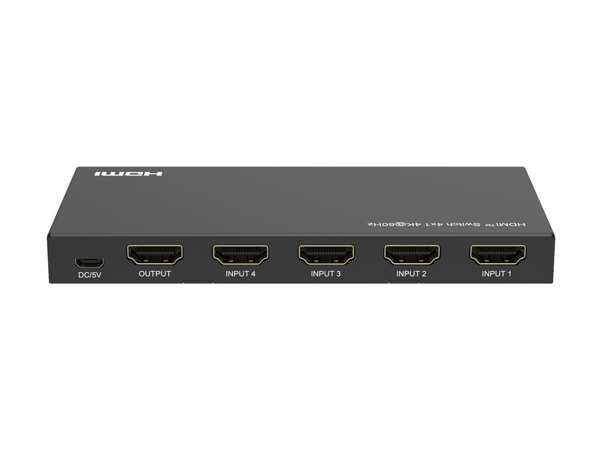 MicroConnect Switch - Fernbedienung - 4 x HDMI, Ansicht 2