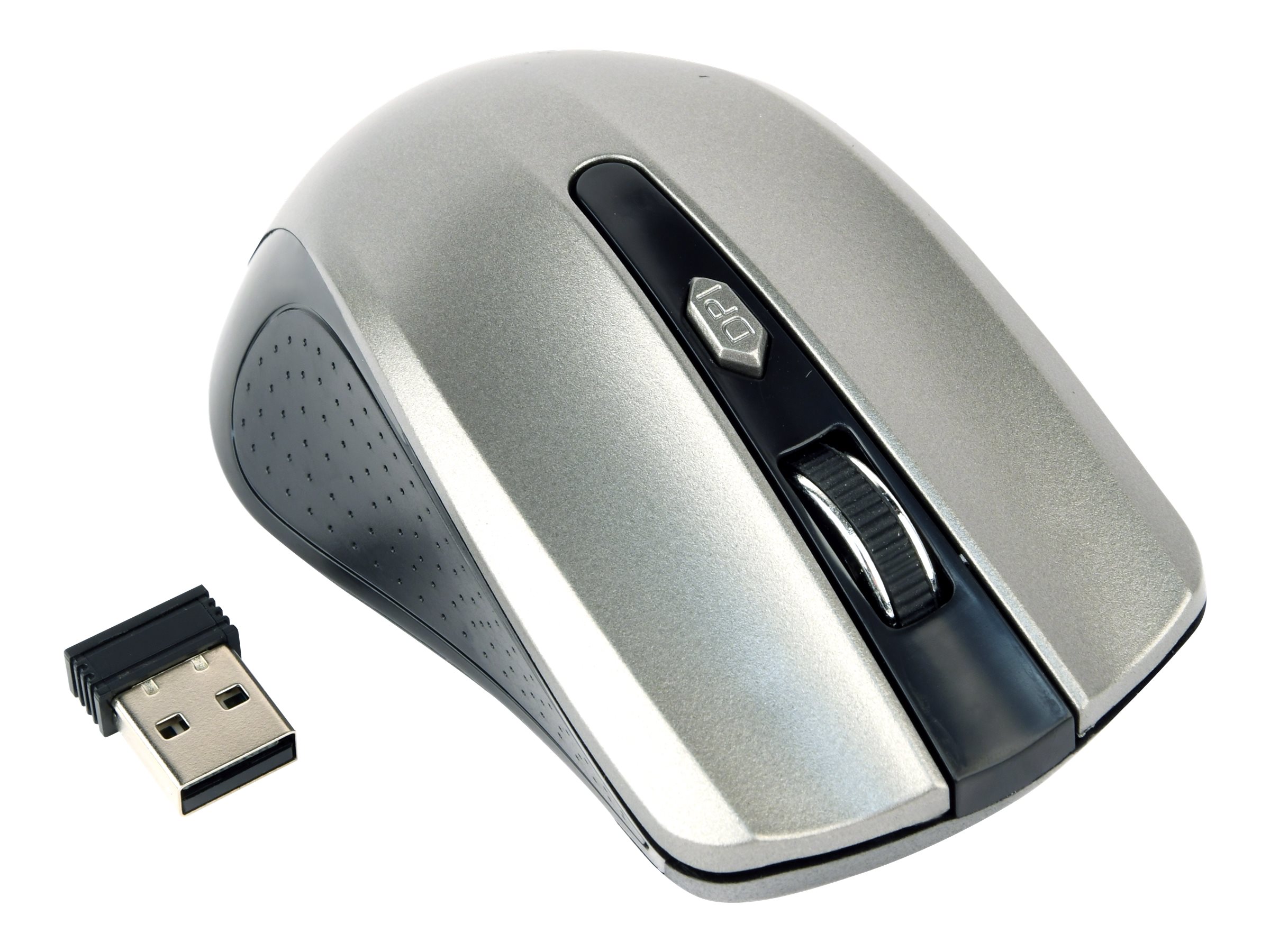 Gembird MUSW-4B-04-BG - Maus - optisch - 4 Tasten - kabellos - 2.4 GHz - kabelloser Empfänger (USB), Ansicht 2