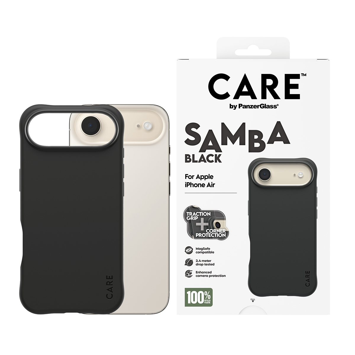 PanzerGlass CARE by PanzerGlass Samba - Hintere Abdeckung für Mobiltelefon - MagSafe-Kompatibilität - TPU, Ansicht 4