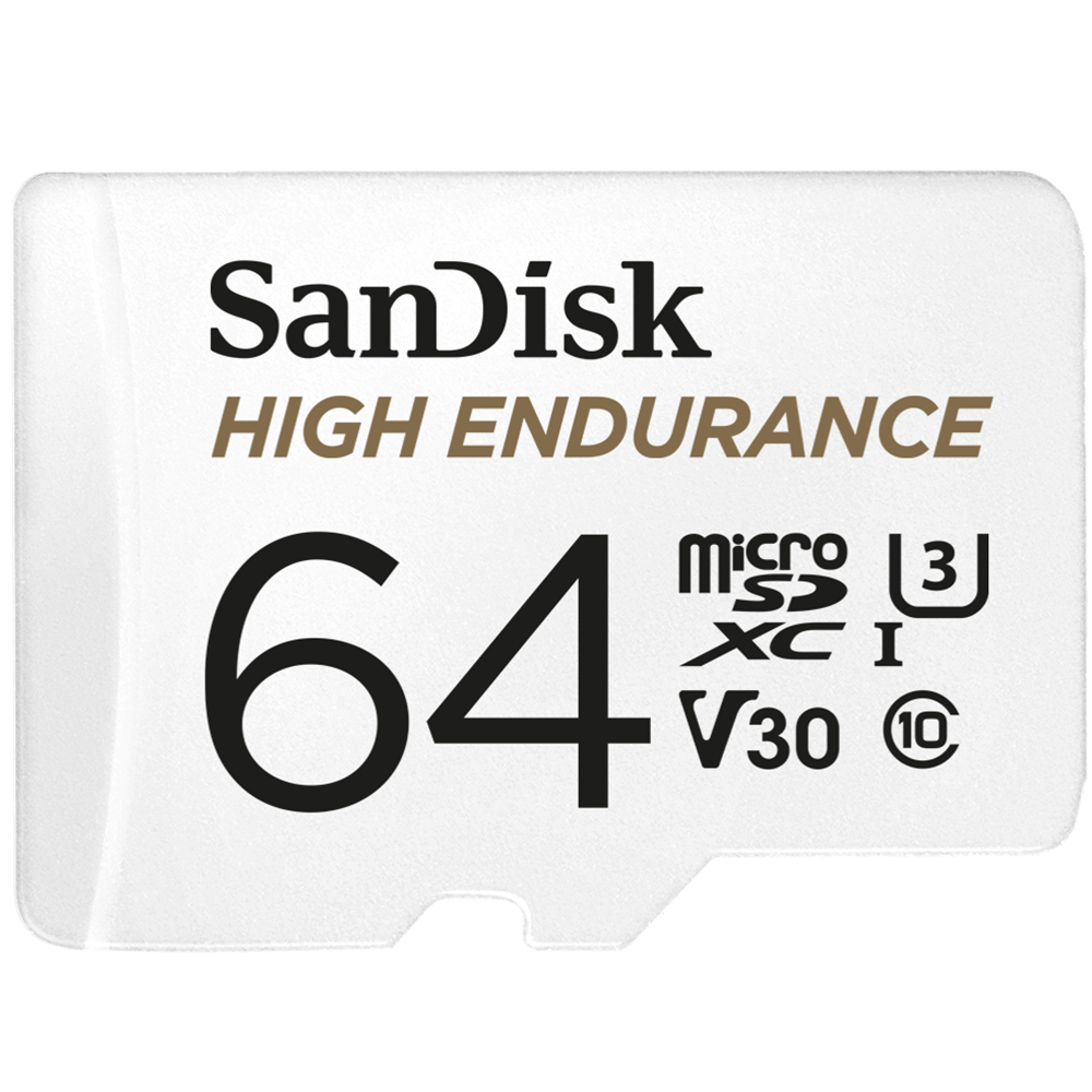 SanDisk High Endurance - Flash-Speicherkarte (microSDXC-an-SD-Adapter inbegriffen), Ansicht 2
