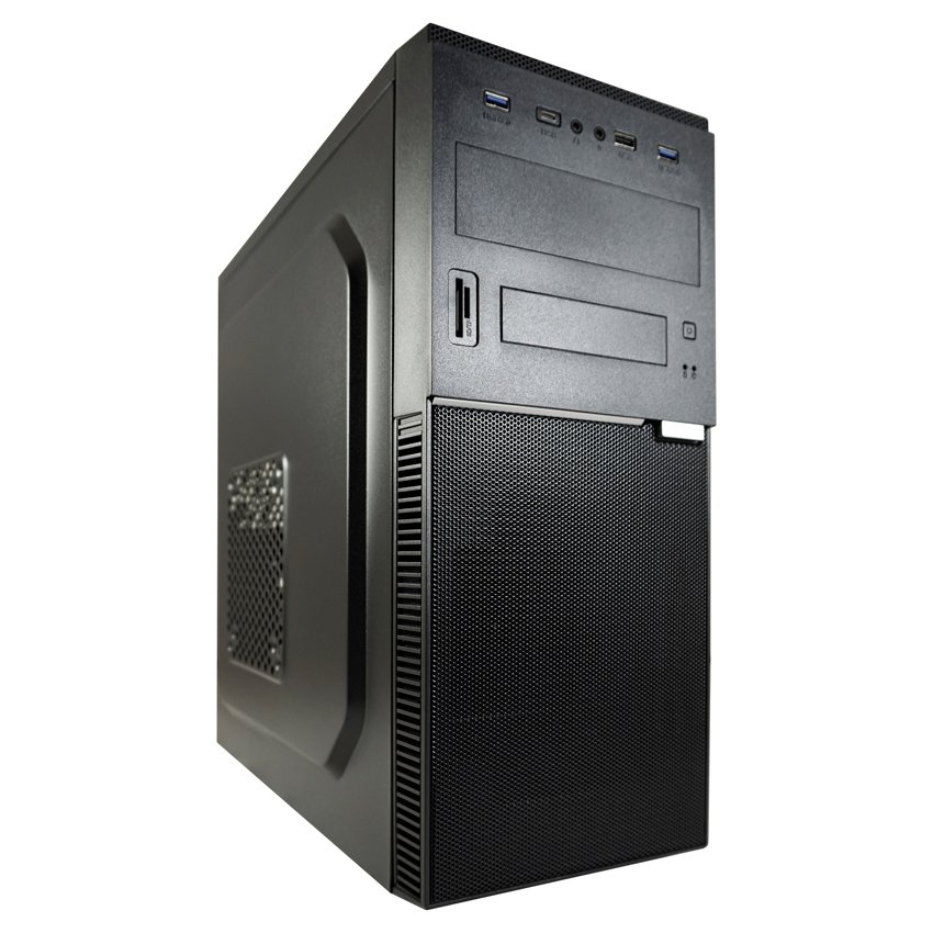 LC-Power Geh Midi-7041B-ON 2xUSB-A 3.2/1x2.0 - Midi/Minitower - ATX, Ansicht 3