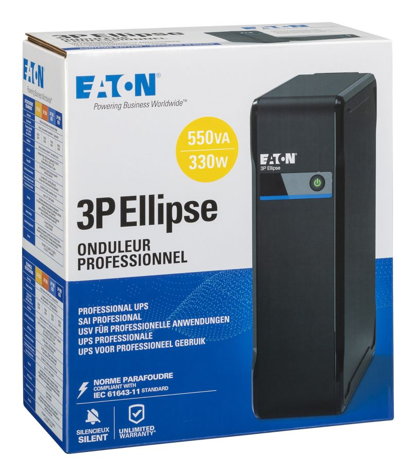 Eaton 3P Ellipse 550 IEC - USV - Wechselstrom 220-240 V, Ansicht 2