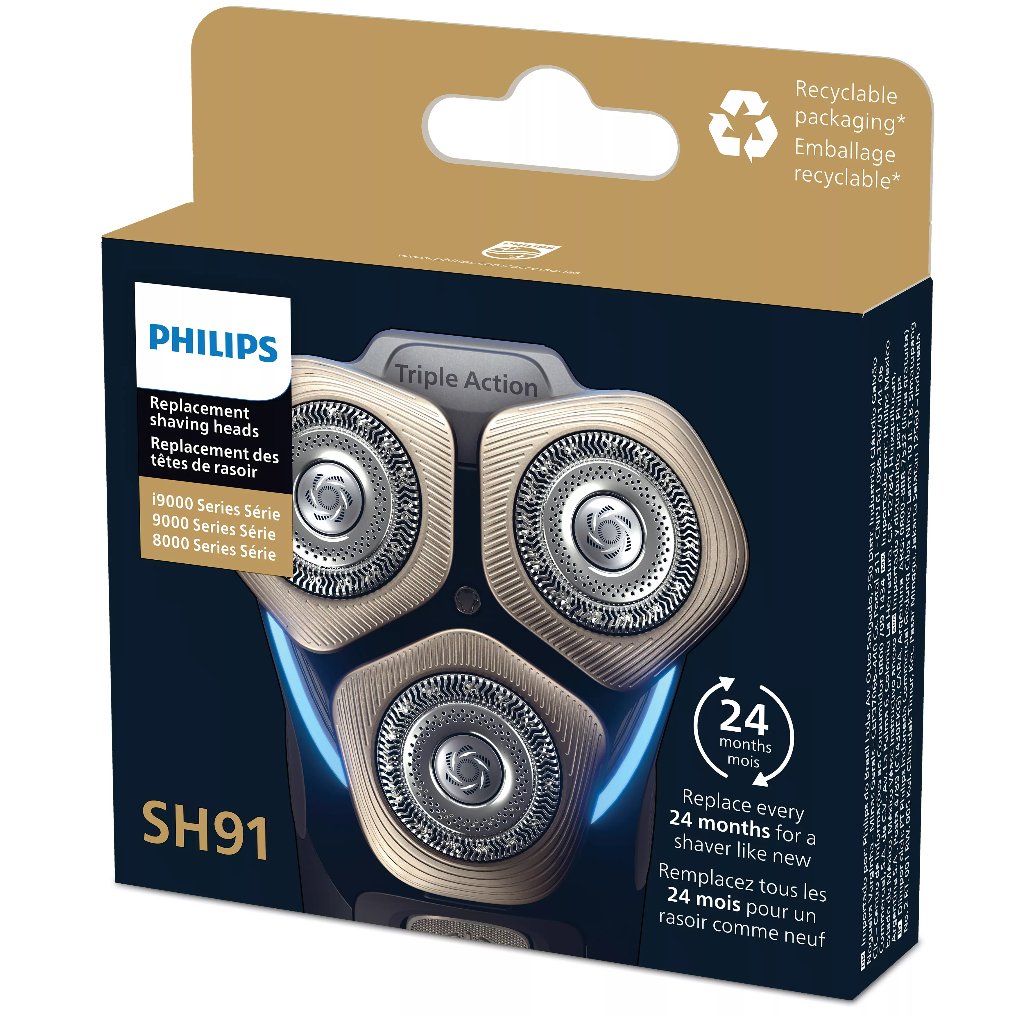 Philips SH91 - Rasierkopf - für Rasierapparat (Packung mit 3), Ansicht 4