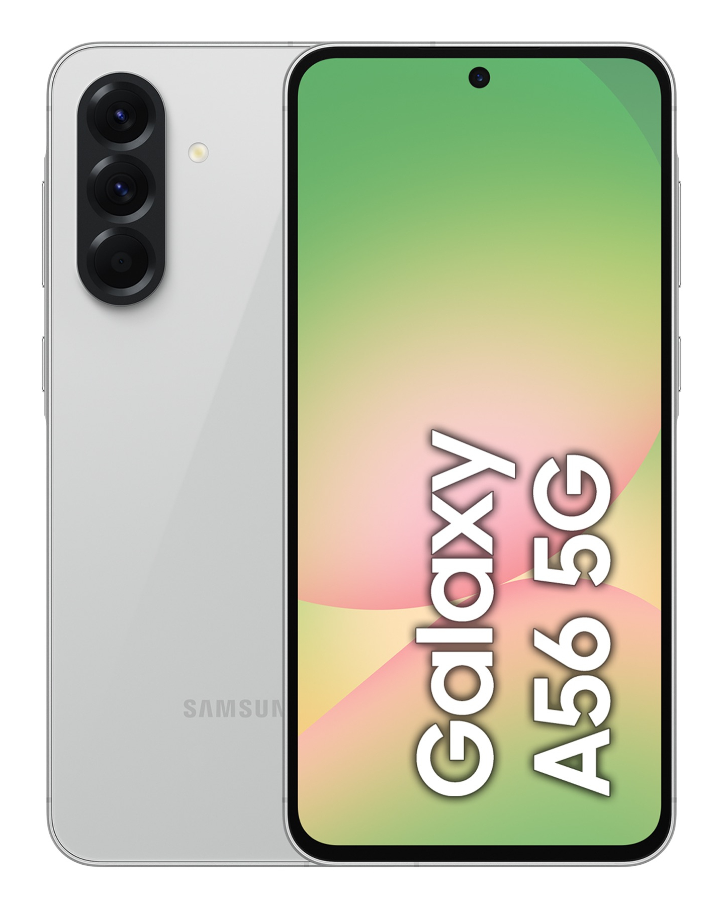 Samsung Galaxy A56 - 5G Smartphone - Dual-SIM - RAM 8 GB / Interner Speicher 256 GB - OLED-Display - 6.7 - Hellgrau, Ansicht 2