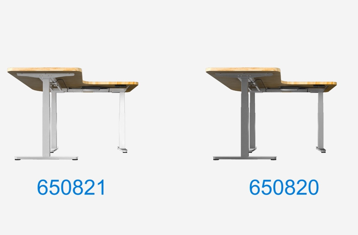 Equip ERGO - Sitz-Steh-Tischgestell - weiß Basis, Ansicht 3