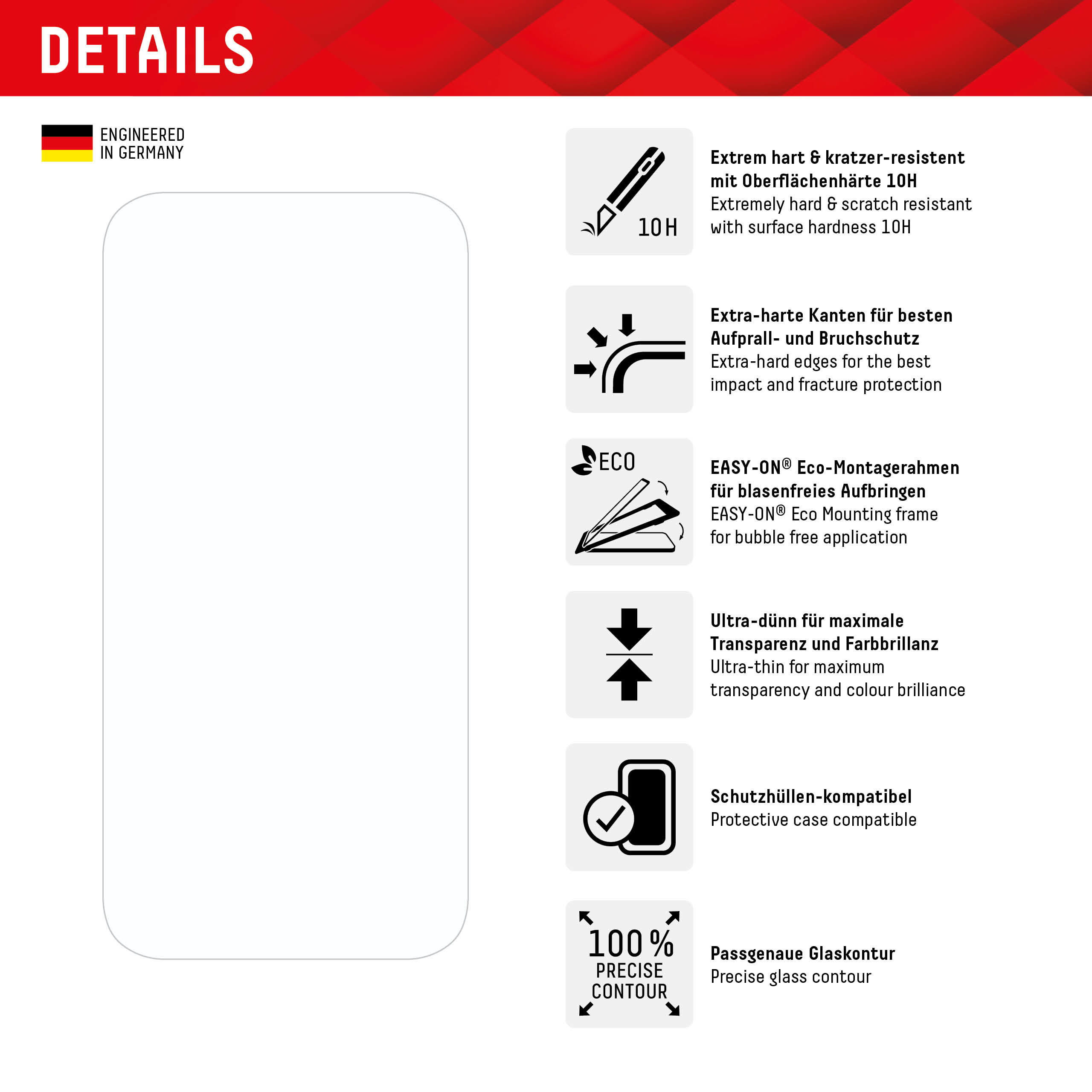 DISPLEX Real Glass+ Case iPhone 15 Plus, Ansicht 2