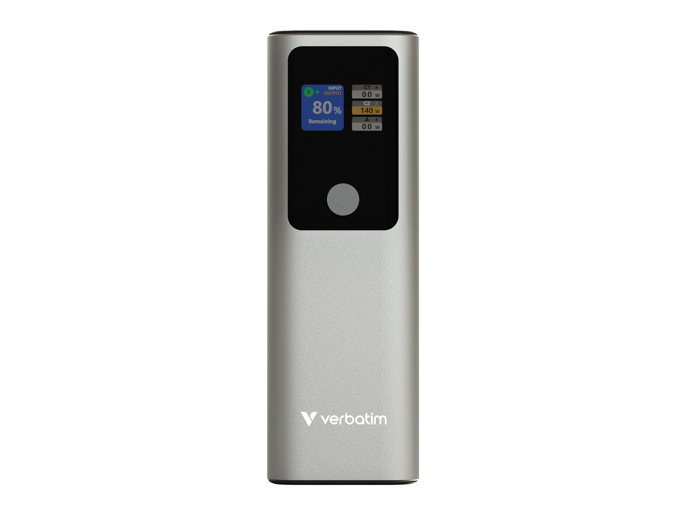 Verbatim Charge 'n' Go - Induktive Power Bank - 27000 mAh - 65 Watt - Fast Charge - 3 Ausgabeanschlussstellen, Ansicht 3