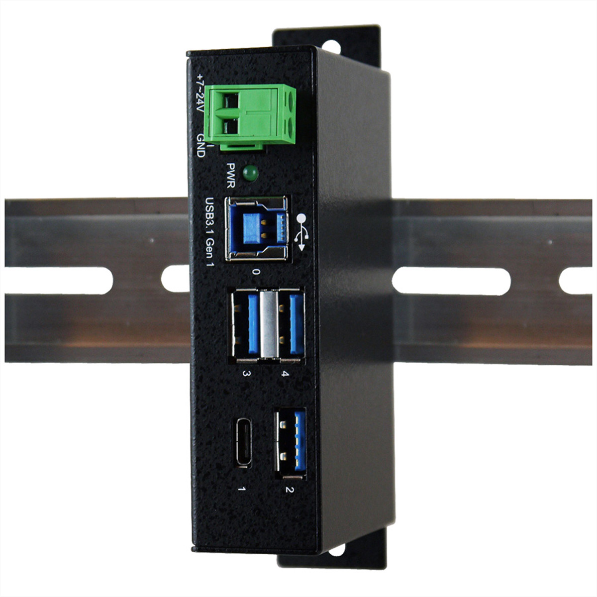 Exsys EX-1194HMS - Hub - 3 x USB 3.1 Gen 1 + 1 x USB-C, Ansicht 2