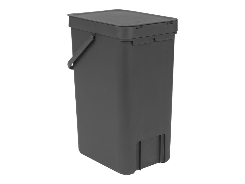 Brabantia 109966 - 16 l - Rechteckig - Grau - Manuell - 220 mm - 269 mm, Ansicht 3