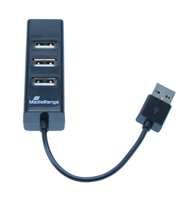 MEDIARANGE MRCS502 - Hub - 4 x USB 2.0 - Desktop, Ansicht 3