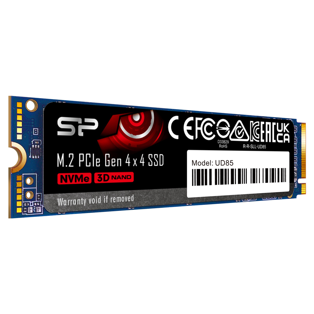 Silicon Power UD85 - SSD - 250 GB - intern - M.2 2280 - PCIe 4.0 x4 (NVMe), Ansicht 3