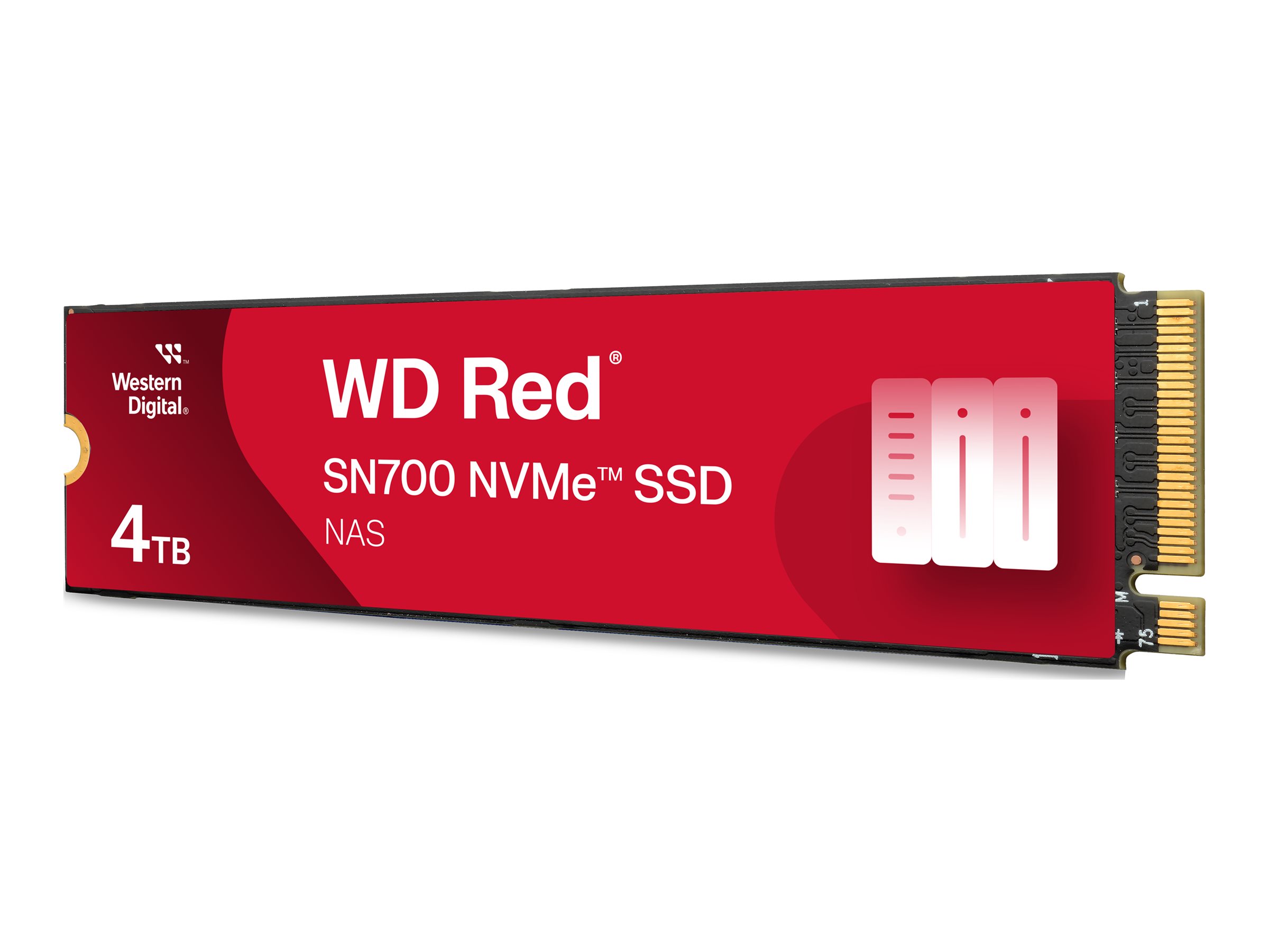 WD Red SN700 WDS400T1R0C - SSD - 4 TB - intern - M.2 2280 - PCIe 3.0 x4 (NVMe), Ansicht 4