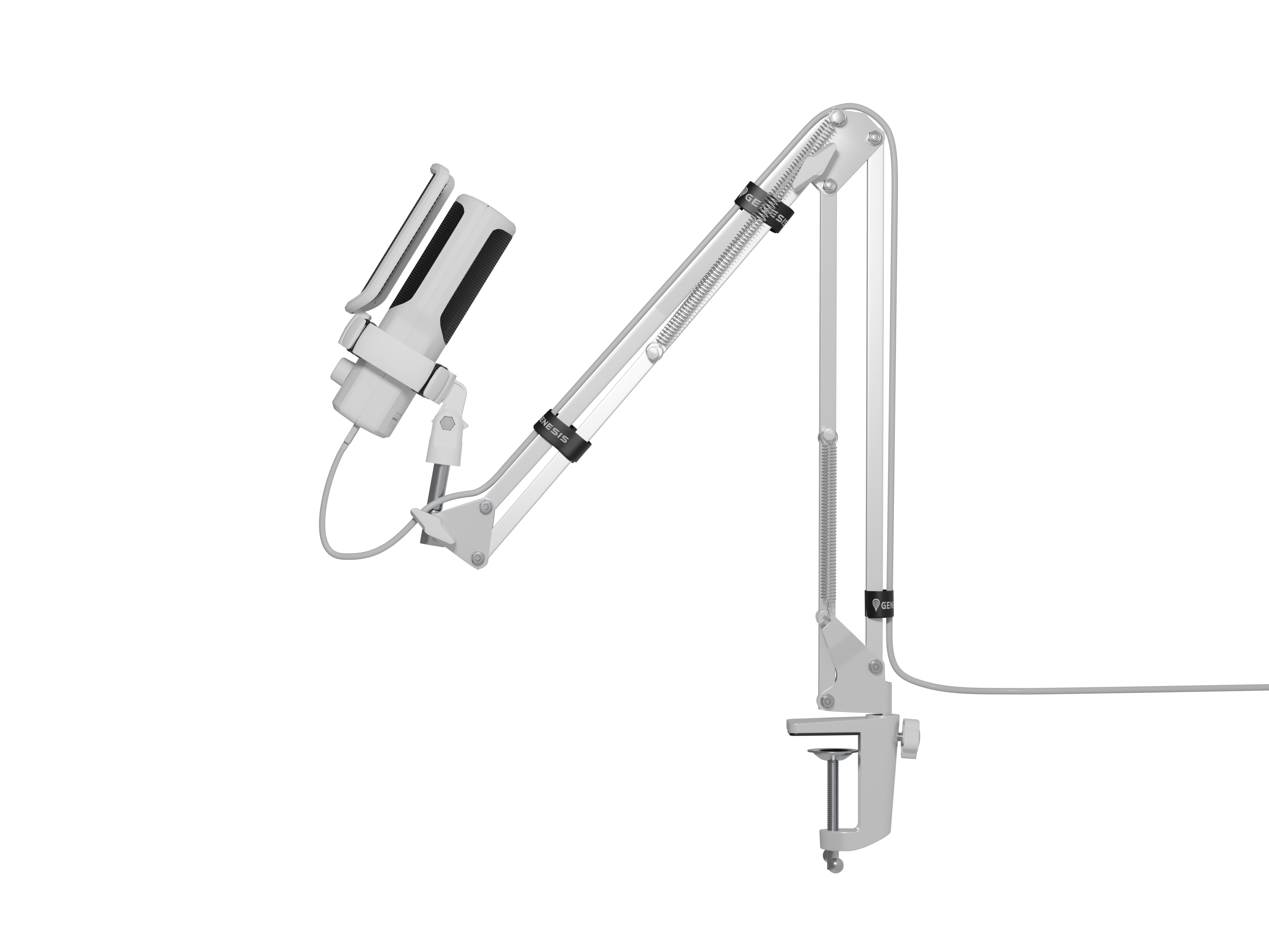 natec Gaming Mikrofon RADIUM 251 USB weiß, Ansicht 2